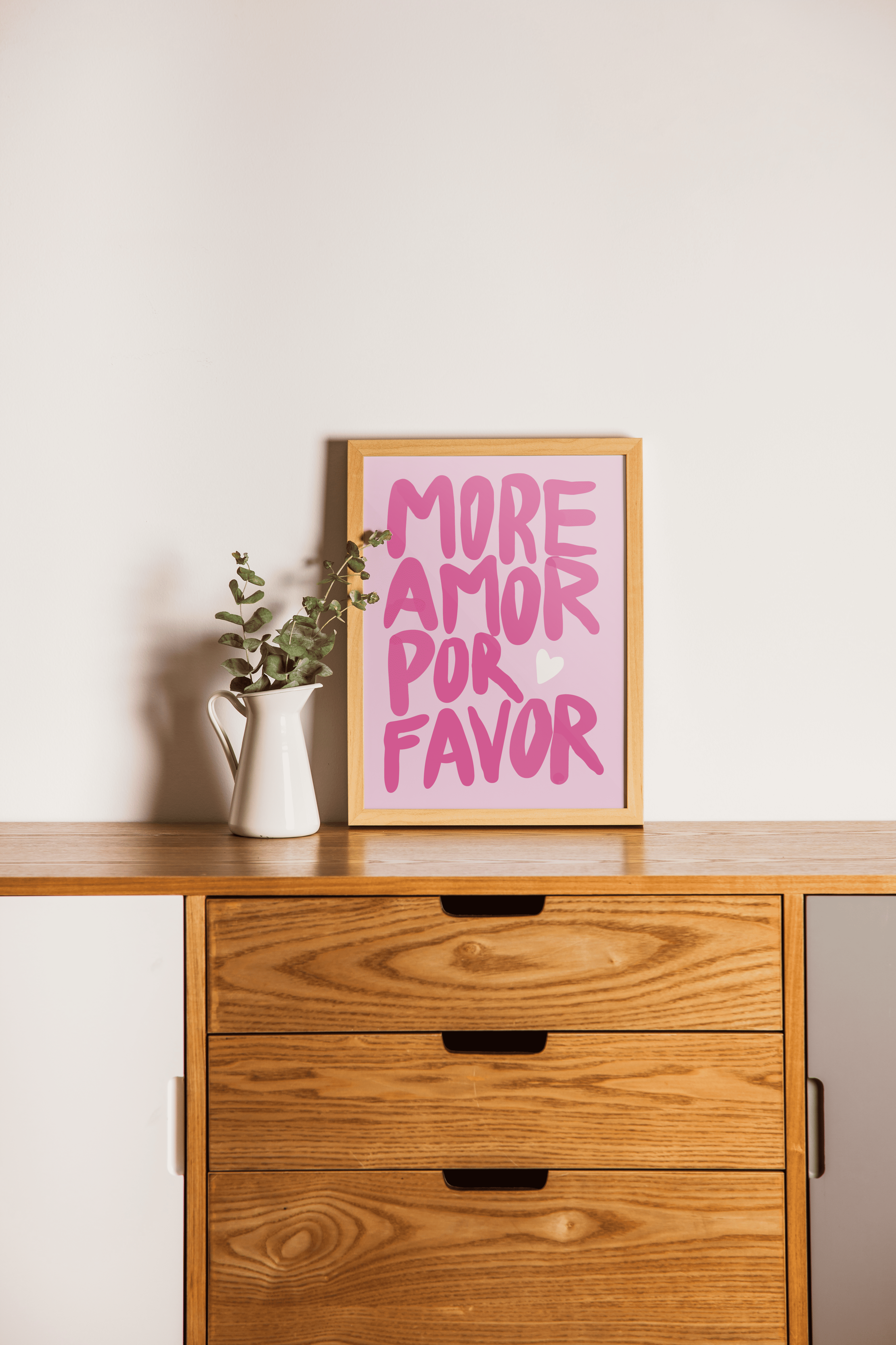Poster en A4 | More Amor Por Favor