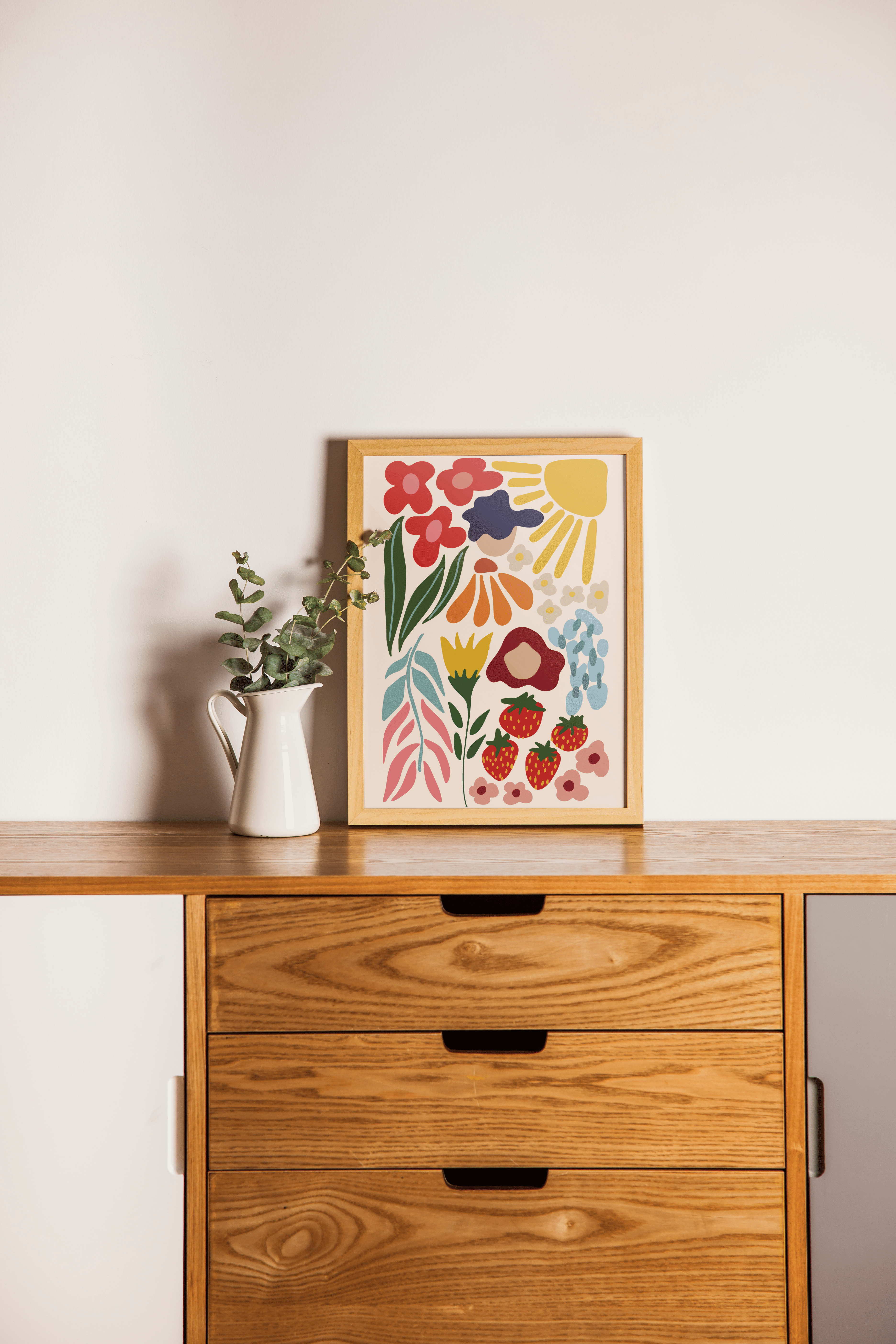 Poster en A4 | Formas Orgánicas Modernas