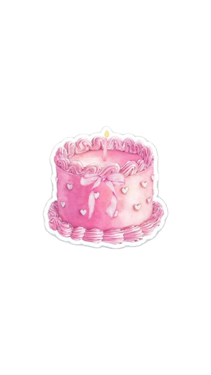 Sticker Cake Birthday Wish