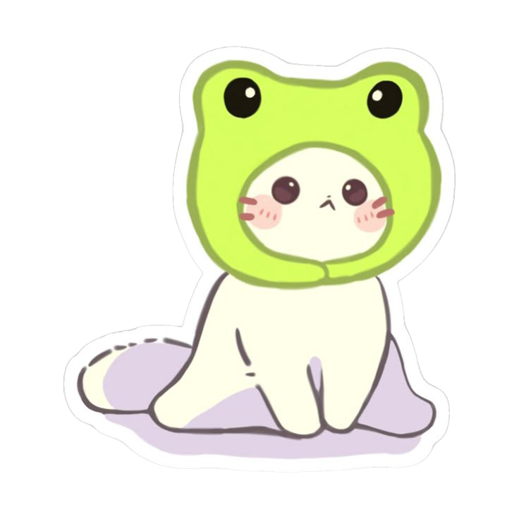 Sticker Michi Froggy Hat