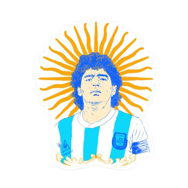 Sticker Maradona