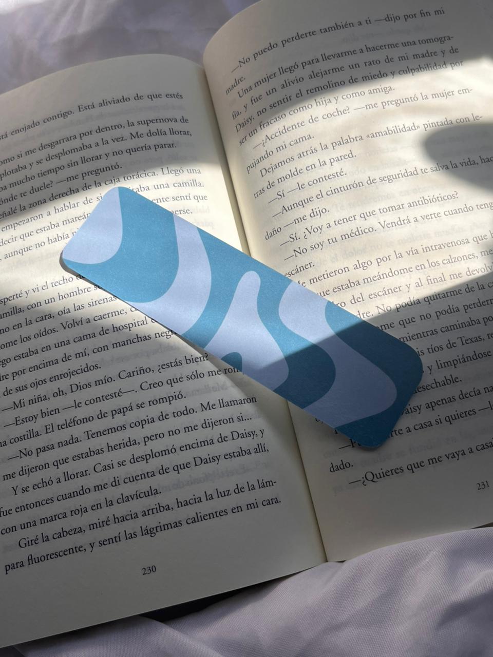 Marcador Abstracto Azul