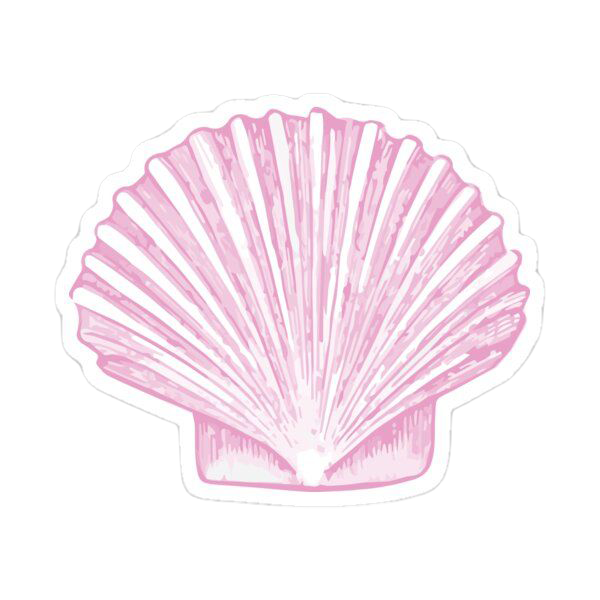 Sticker Shell rosa