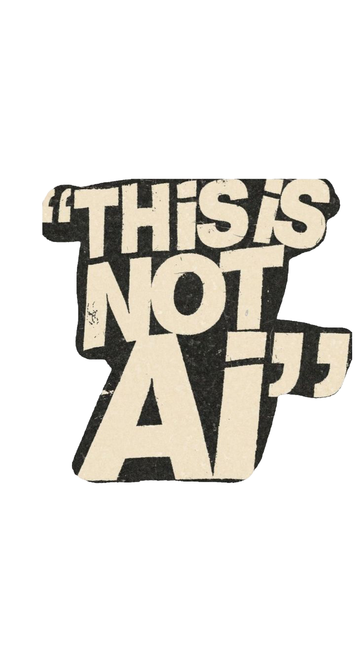Sticker This is not AI