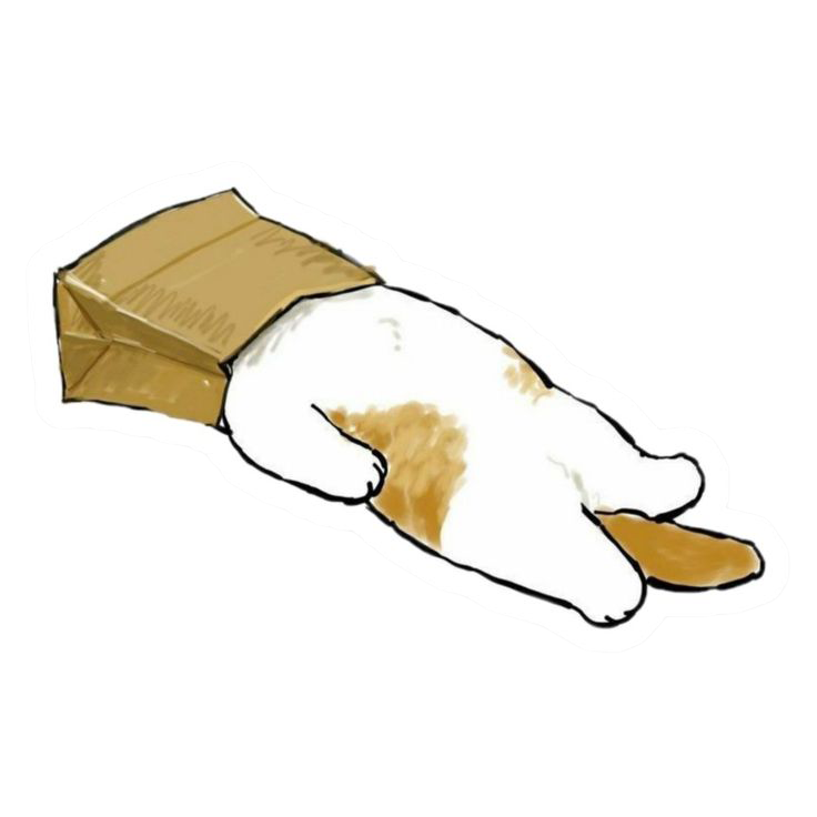 Sticker Michi in a Bag