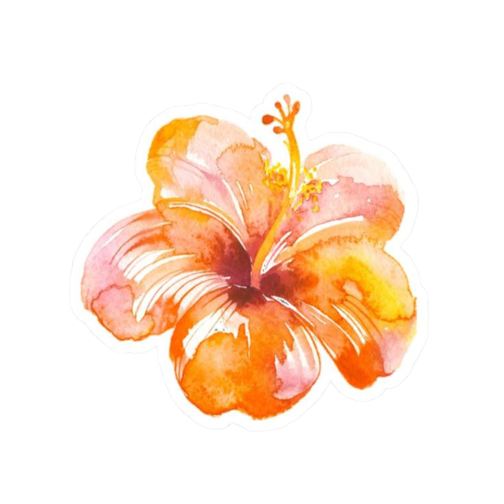 Sticker Hibiscus rosa-sinensis