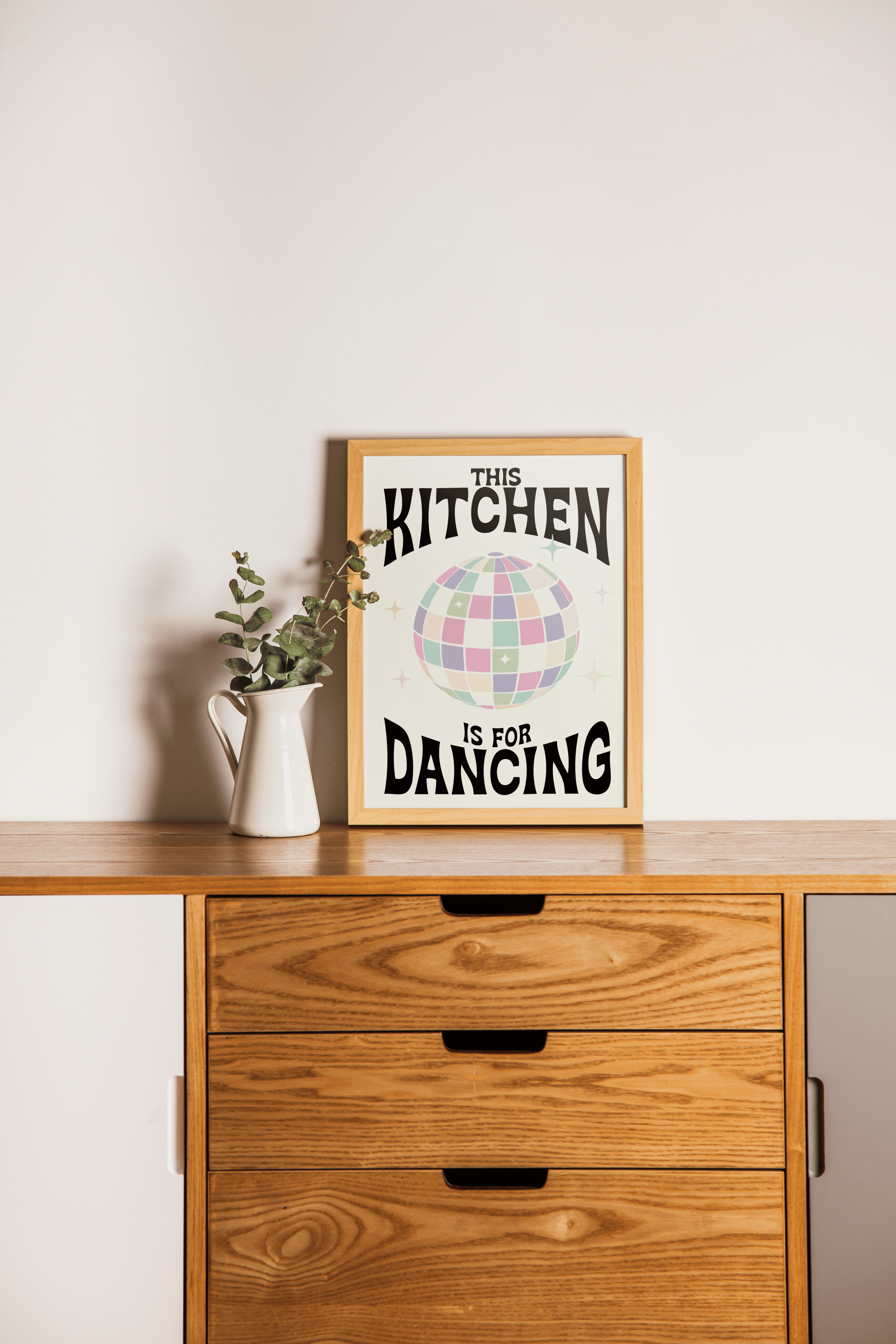 Poster en A4 | This Kitchen Is For Dancing