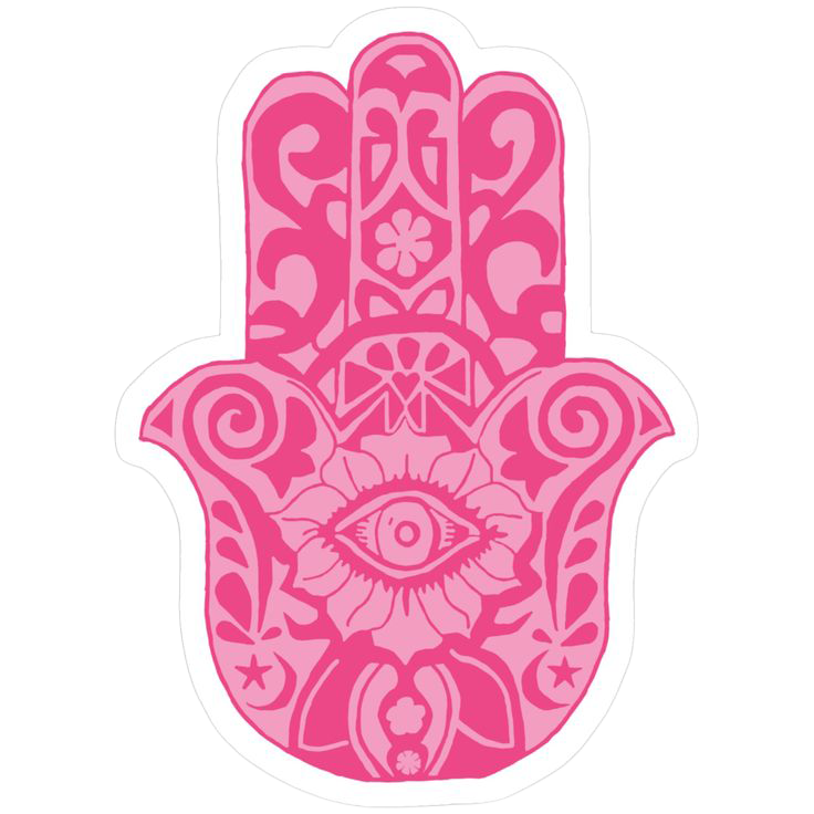 Sticker Pink Hamsa