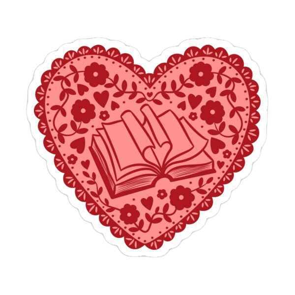 Sticker Book Lover Heart