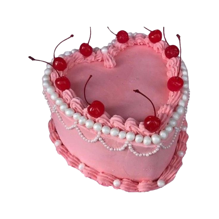 Sticker Cake of Pearls