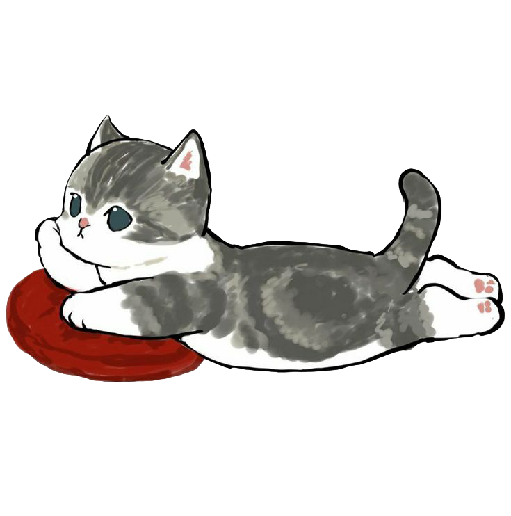 Sticker Michi Red Pillow