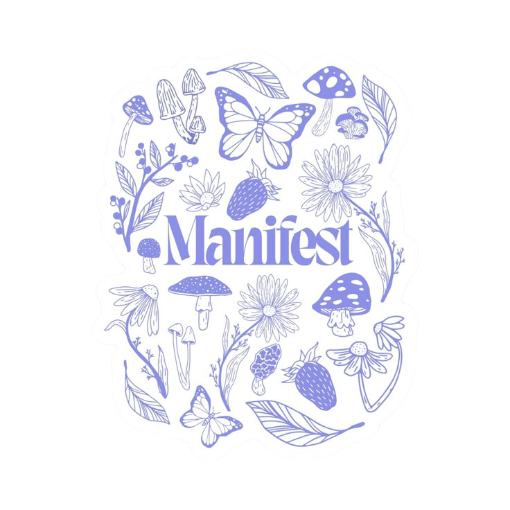 Sticker Manifest Floral