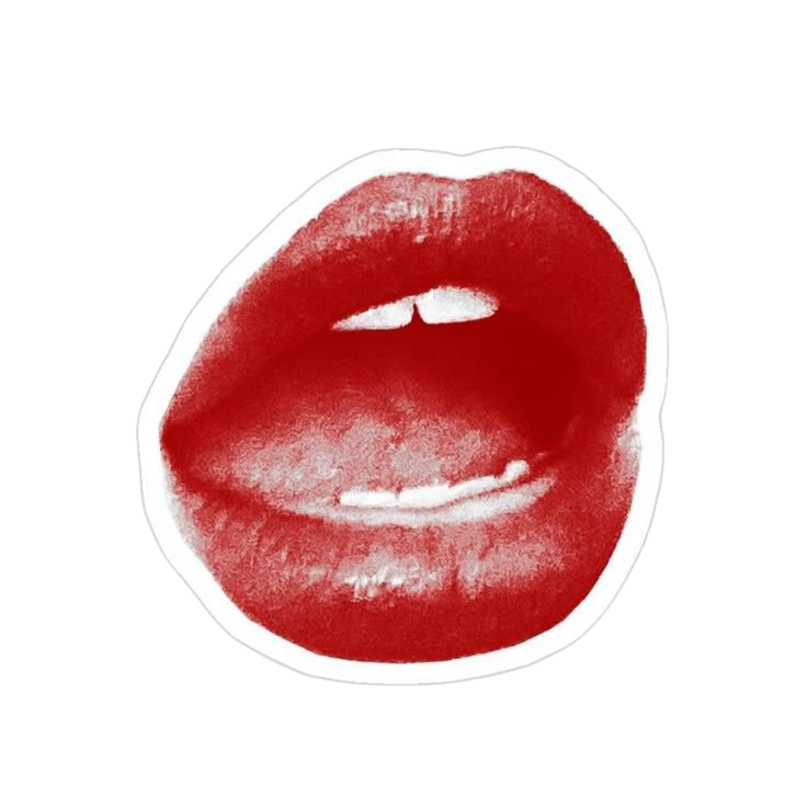 Sticker Mouth Glitter