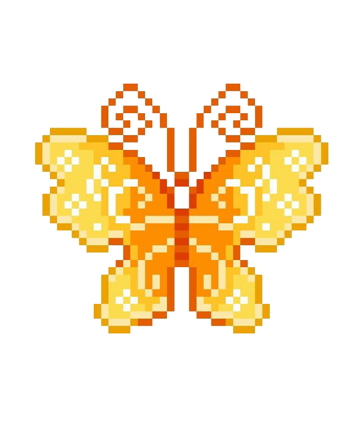 Sticker Mariposa Monarca