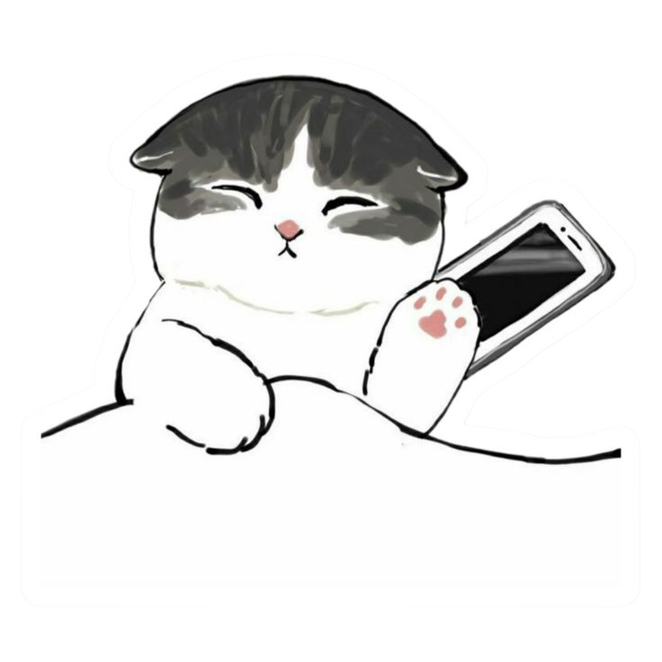 Sticker Michi Scrolling Time