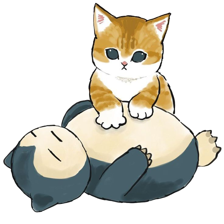 Sticker Michi Snorlax Bed