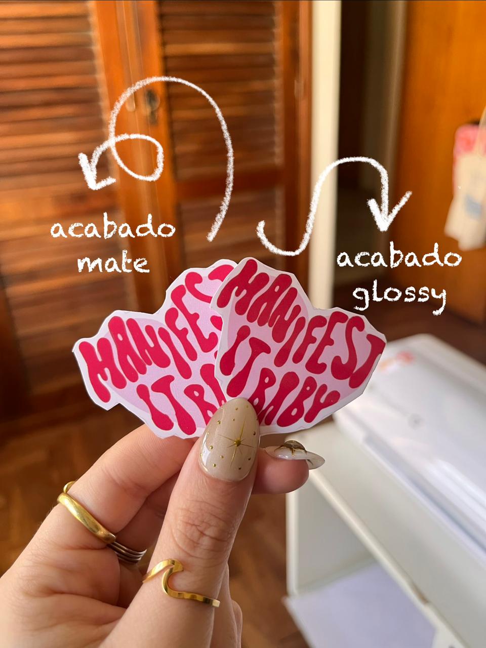 Sticker acabado glossy